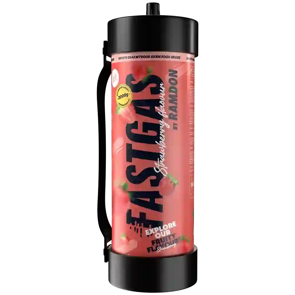 FASTGAS 2kg mit Erdbeergeschmack